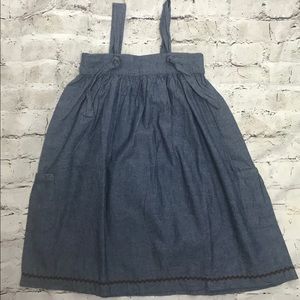 Matilda Jane Chambray Denim Knot Dress Size 4